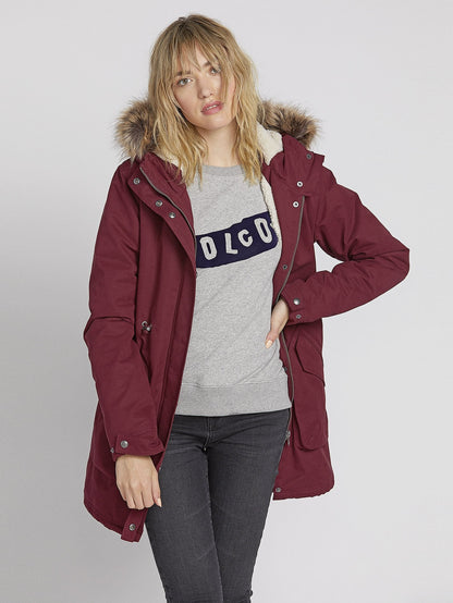 Less Is More 5K Parka - Zinfandel