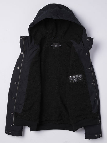Walk On By Short 5K Parka - Black