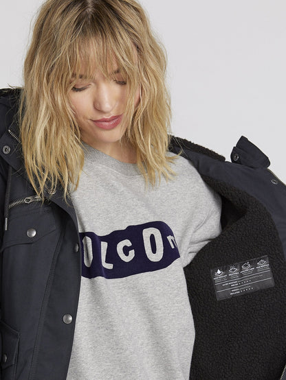 Walk On By Short 5K Parka - Black