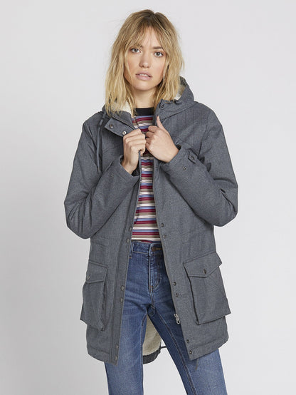 Walk On By 5K Nuts Parka - Heather Black