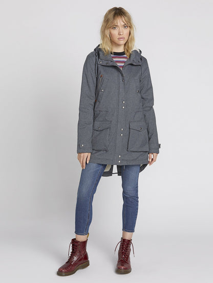 Walk On By 5K Nuts Parka - Heather Black