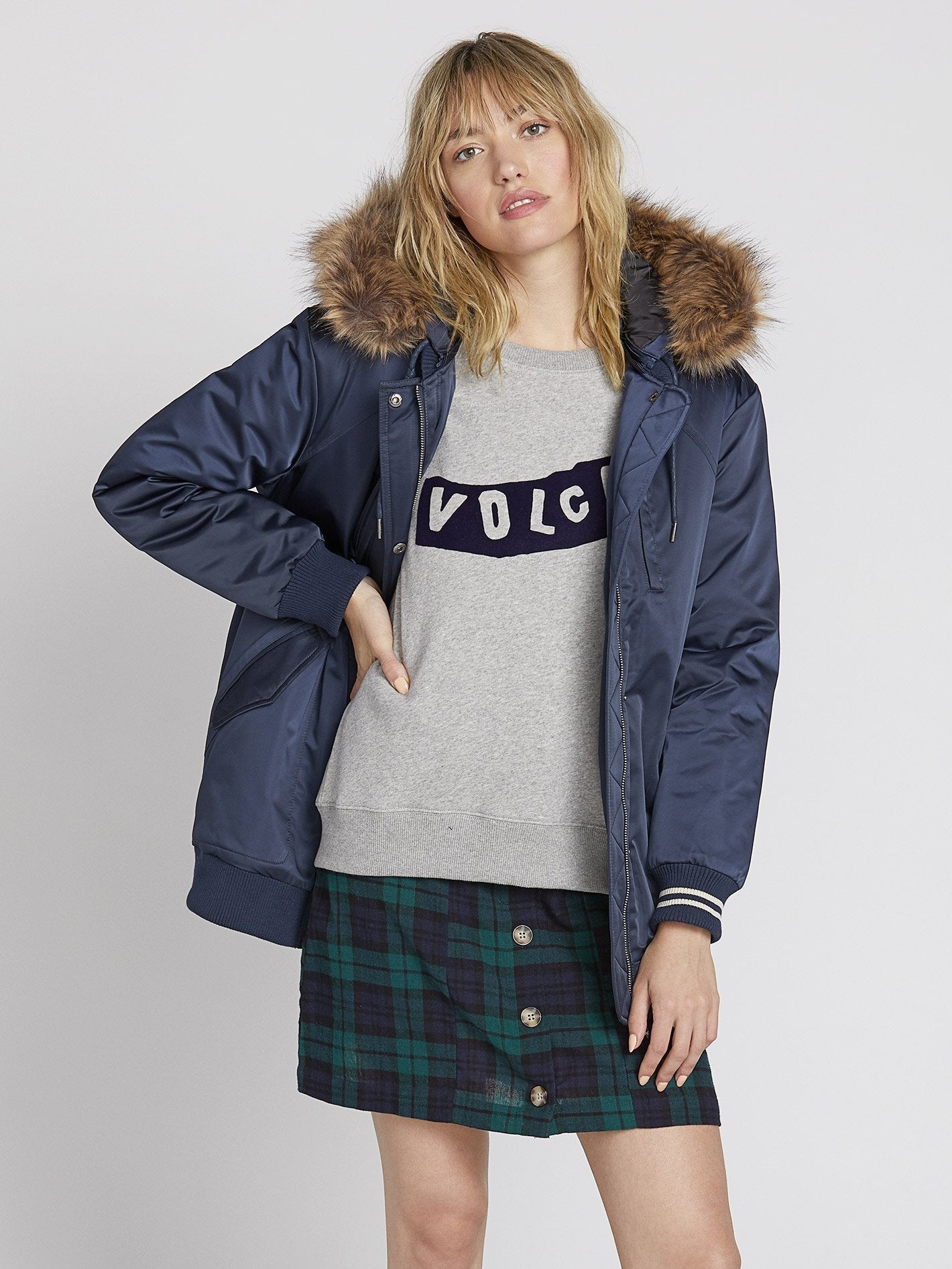 Plailist 5K Bomber - Sea Navy