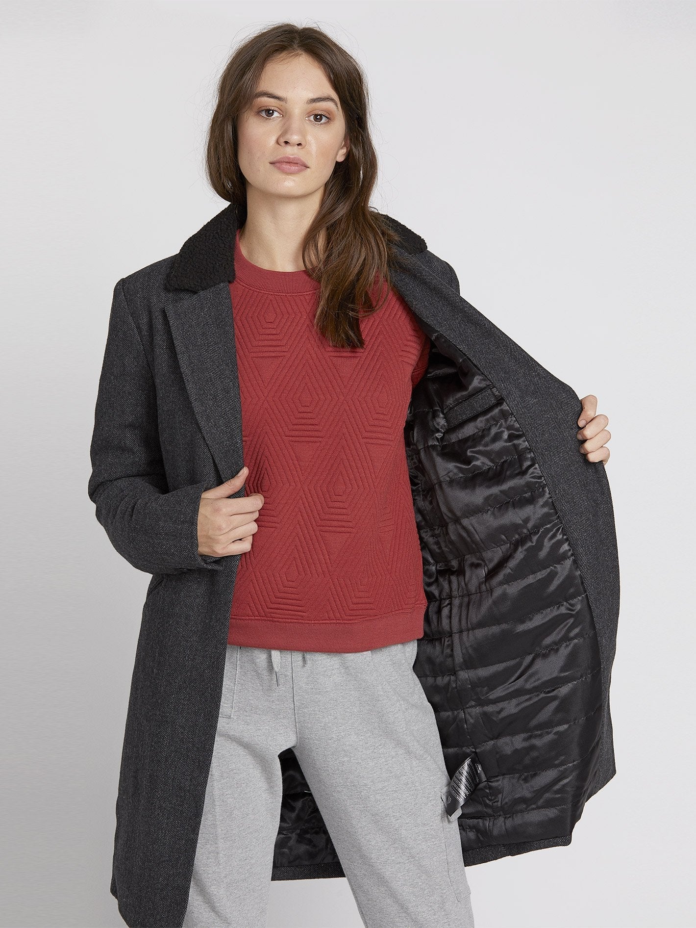 Dayday Coat - Heather Grey