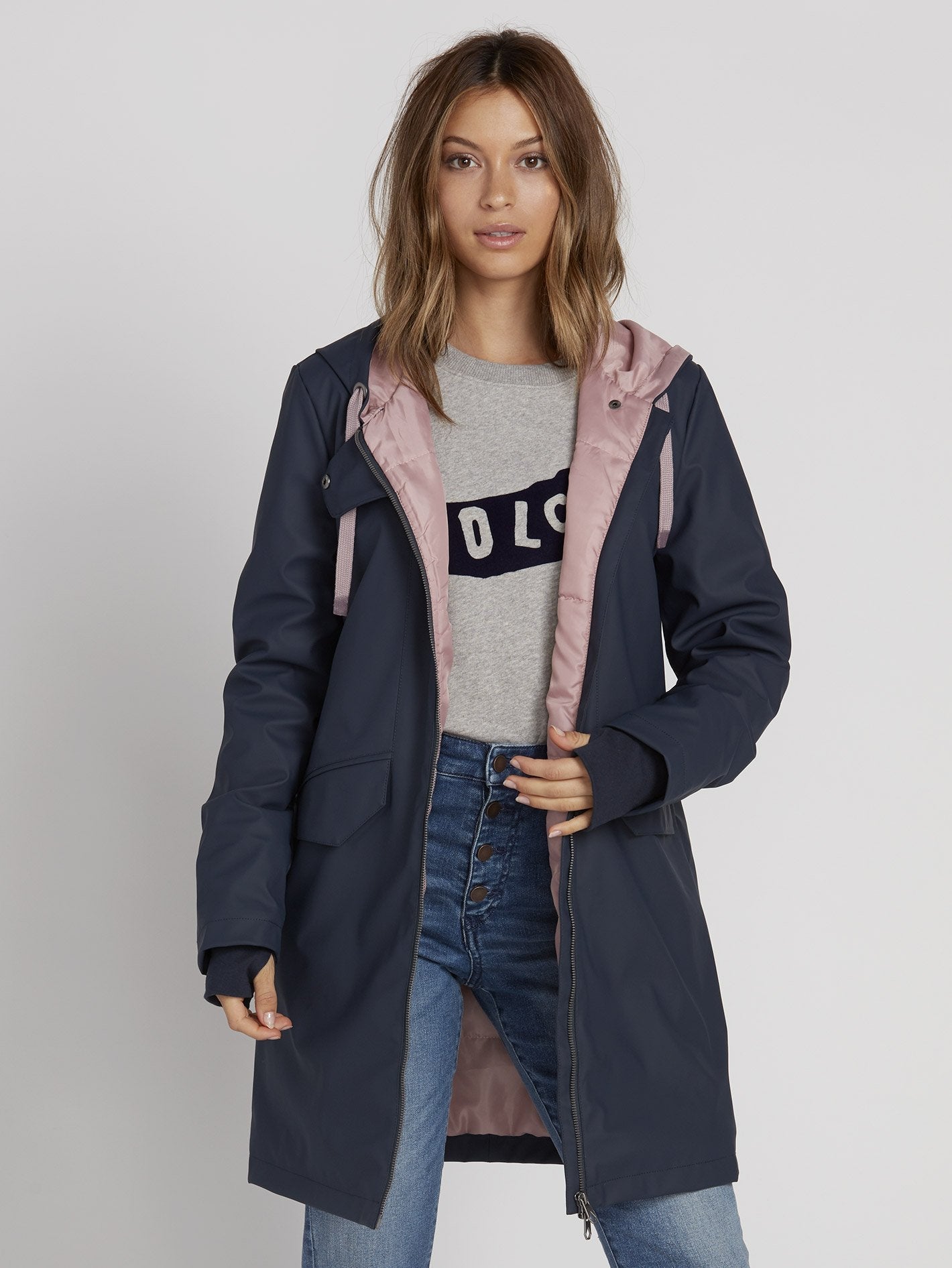 V-Boat Coat - Sea Navy