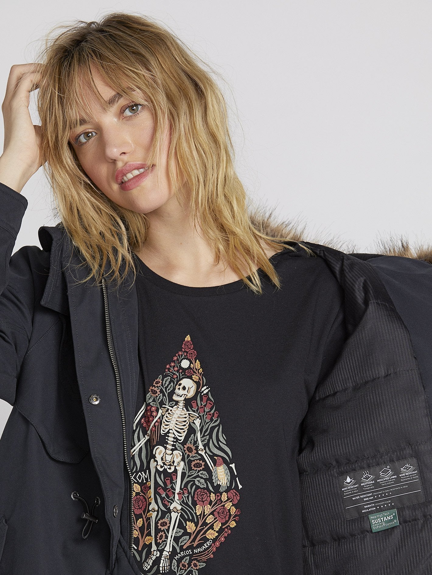 Parka Rainy Shiny 5K - Black
