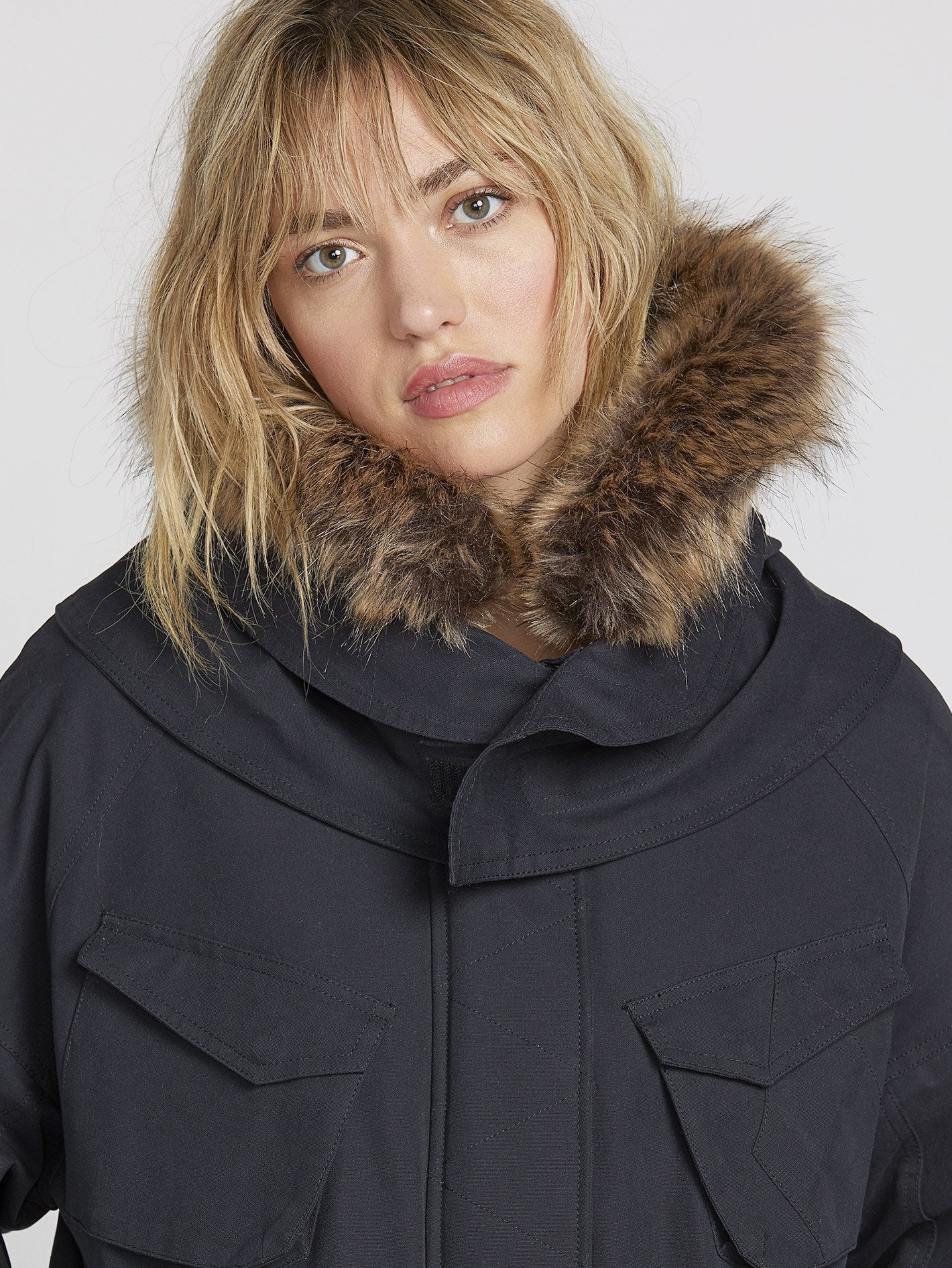 Parka Rainy Shiny 5K - Black