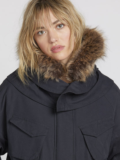 Parka Rainy Shiny 5K - Black