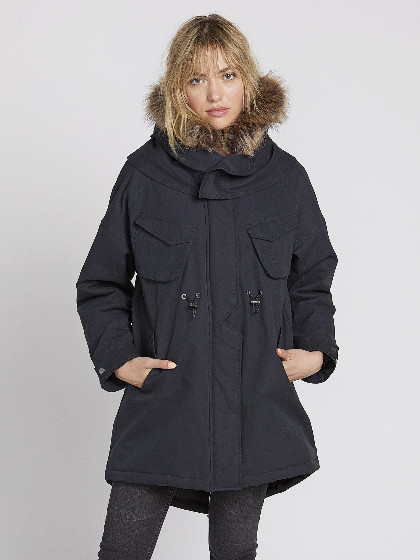 Parka Rainy Shiny 5K - Black