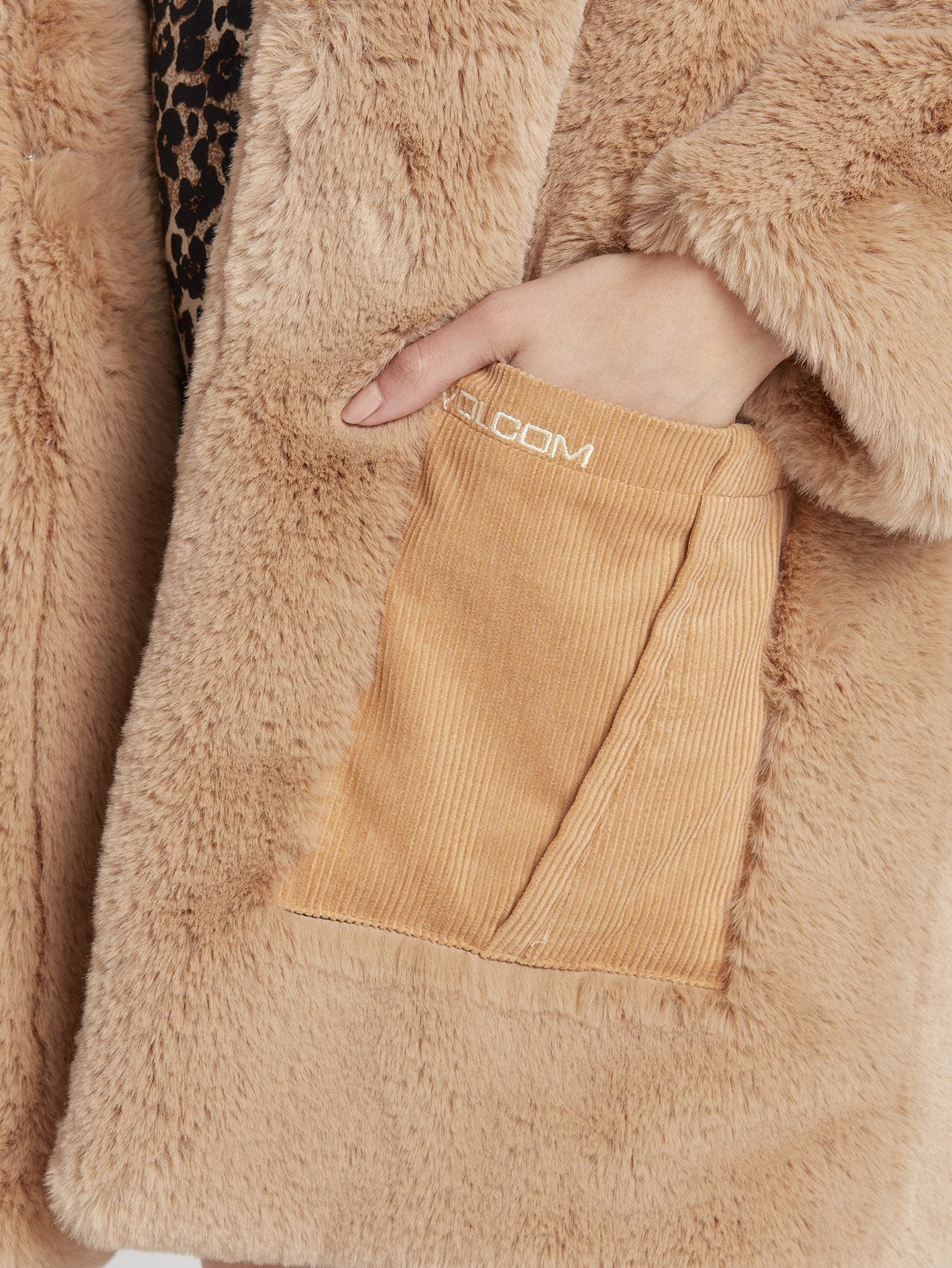 Phewfur Coat - Camel