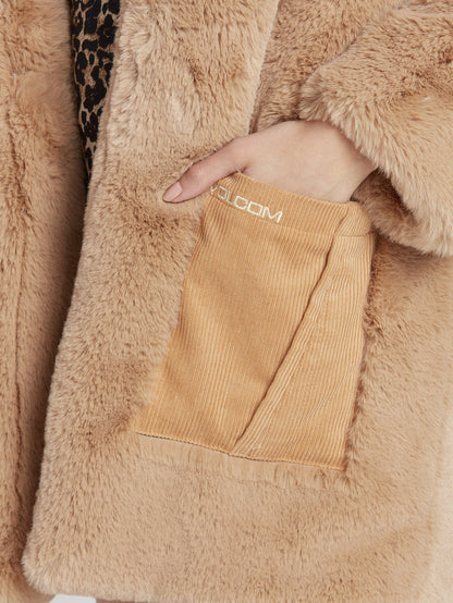 Phewfur Coat - Camel