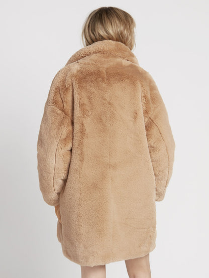 Phewfur Coat - Camel