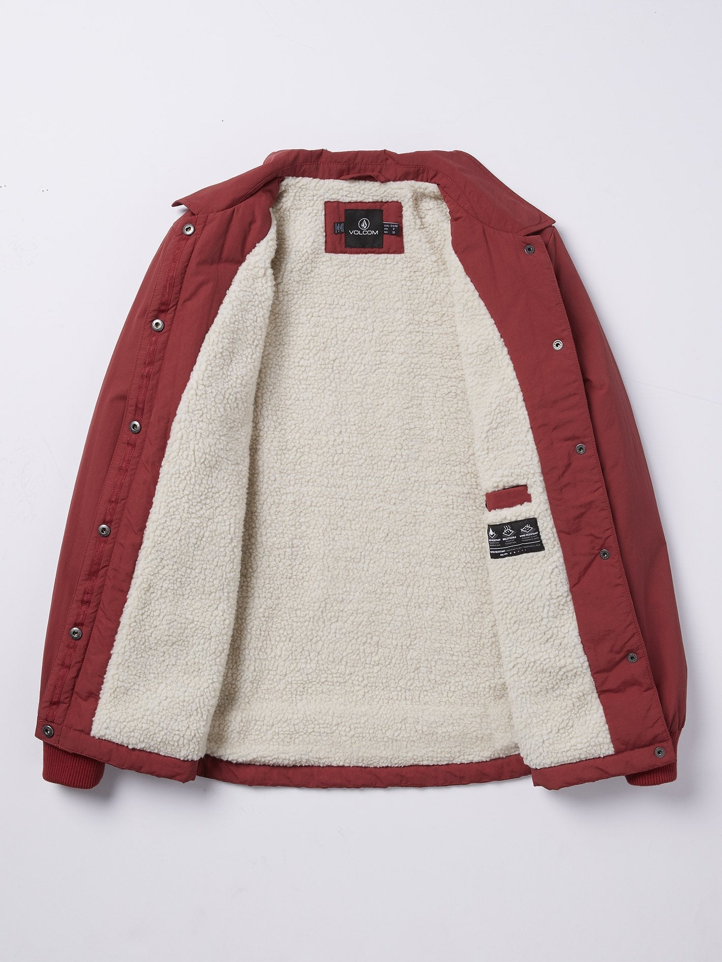 Coach Up Sherpa Jacket - Auburn