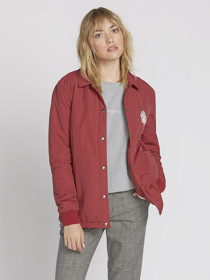 Coach Up Sherpa Jacket - Auburn