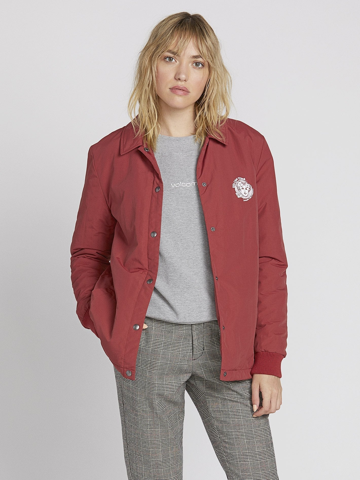 Coach Up Sherpa Jacket - Auburn