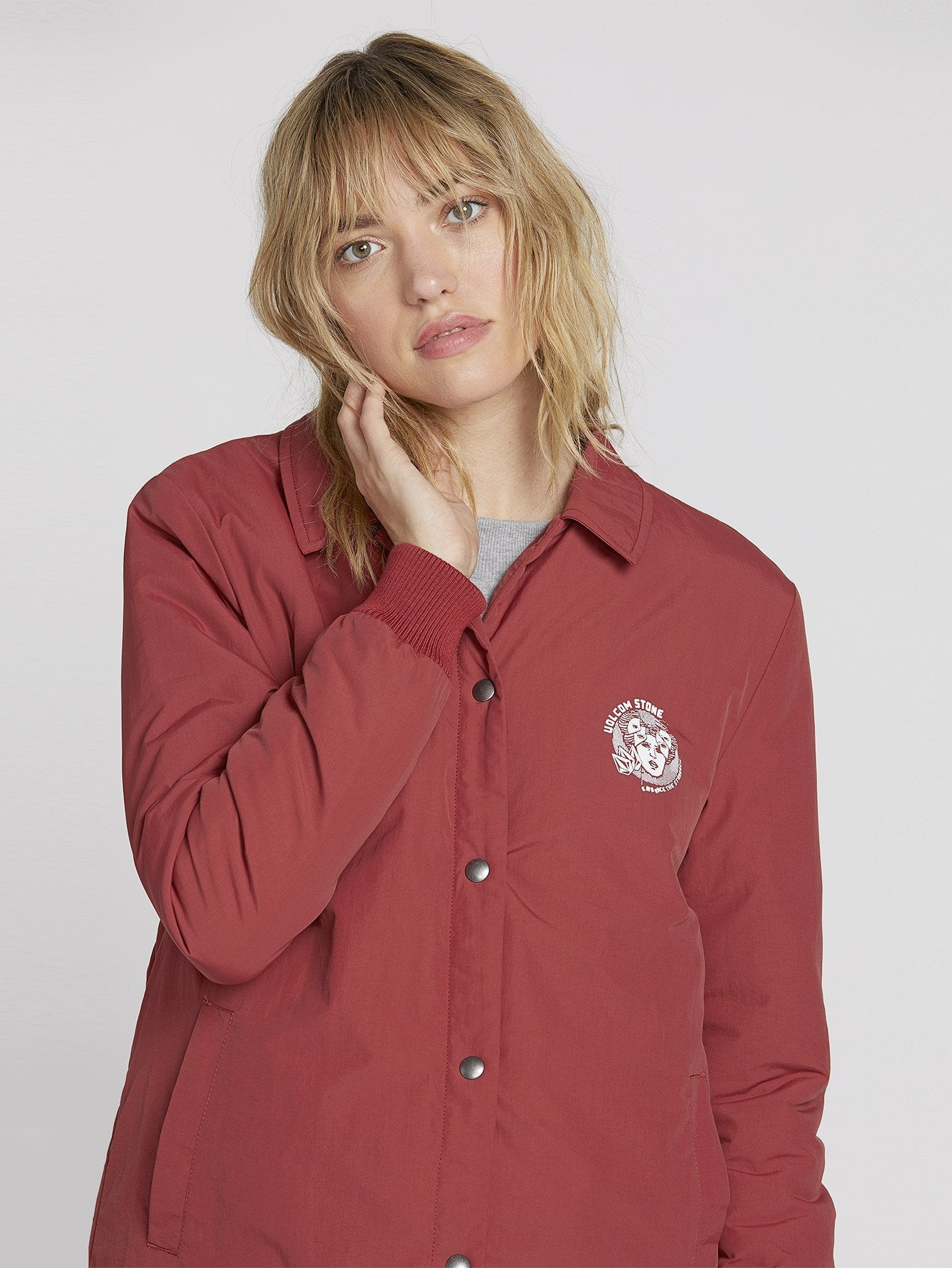 Coach Up Sherpa Jacket - Auburn