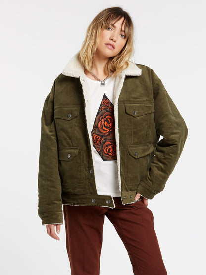 Woodstone Reversible Jacket - OLIVE