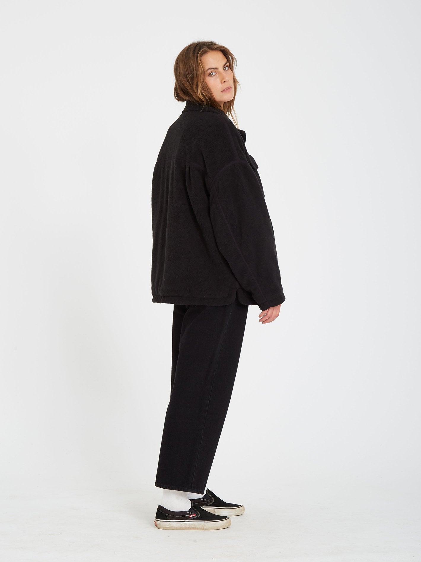 Ottamam Over-shirt Jacket - BLACK