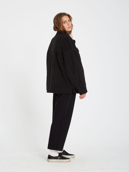 Ottamam Over-shirt Jacket - BLACK