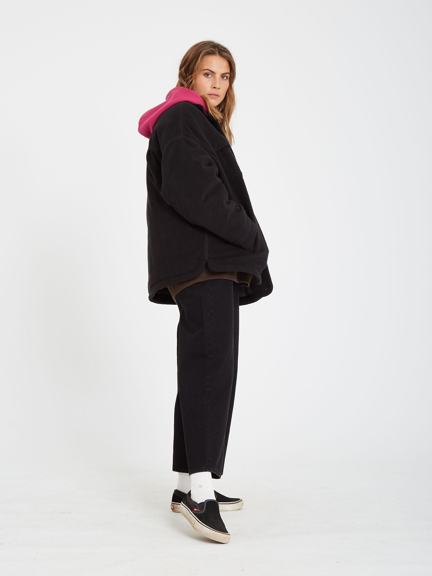 Ottamam Over-shirt Jacket - BLACK