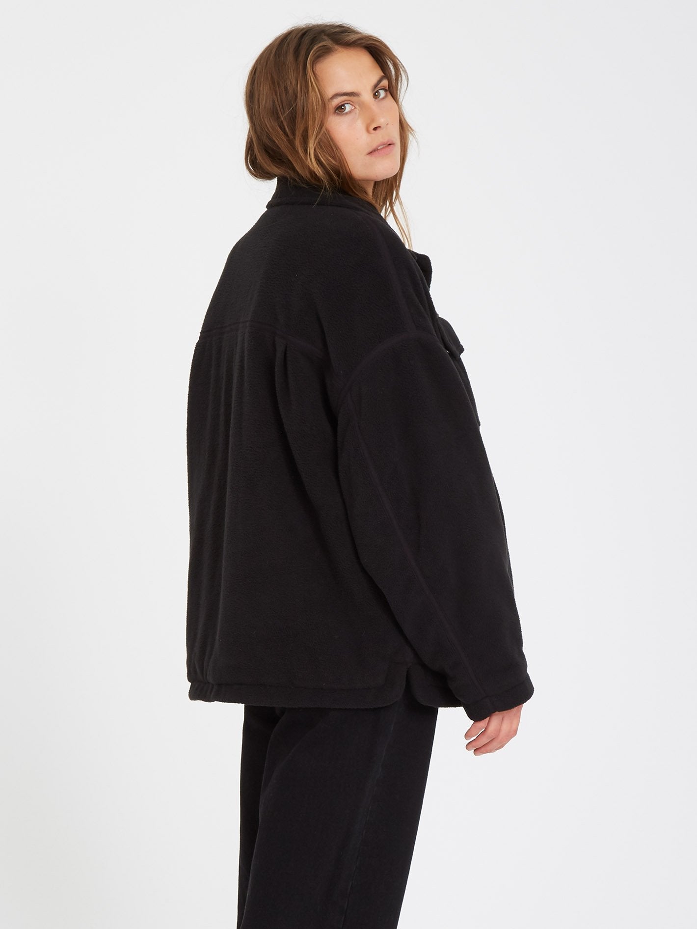 Ottamam Over-shirt Jacket - BLACK