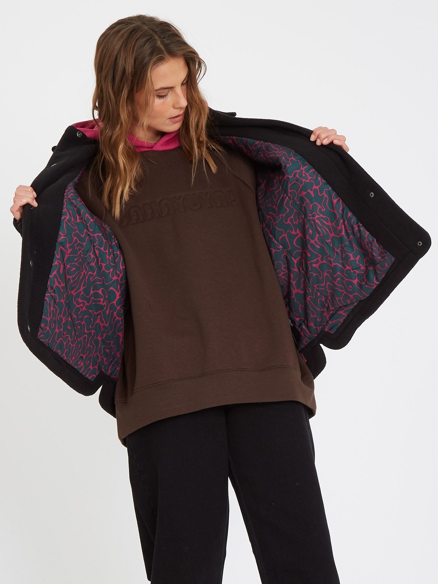 Ottamam Over-shirt Jacket - BLACK