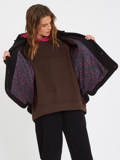 Ottamam Over-shirt Jacket - BLACK