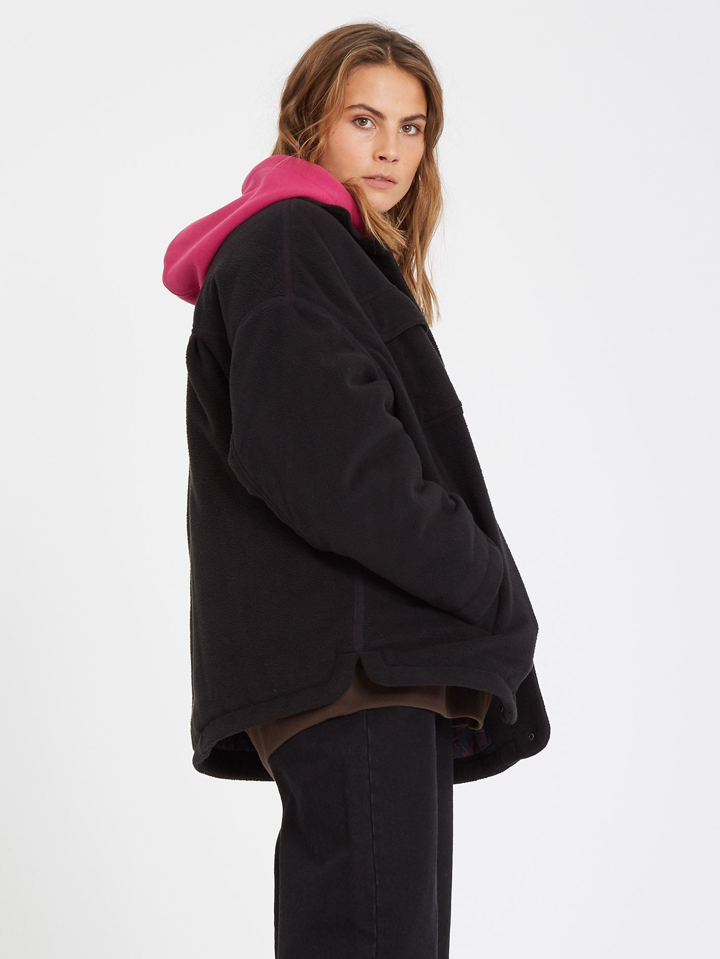Ottamam Over-shirt Jacket - BLACK