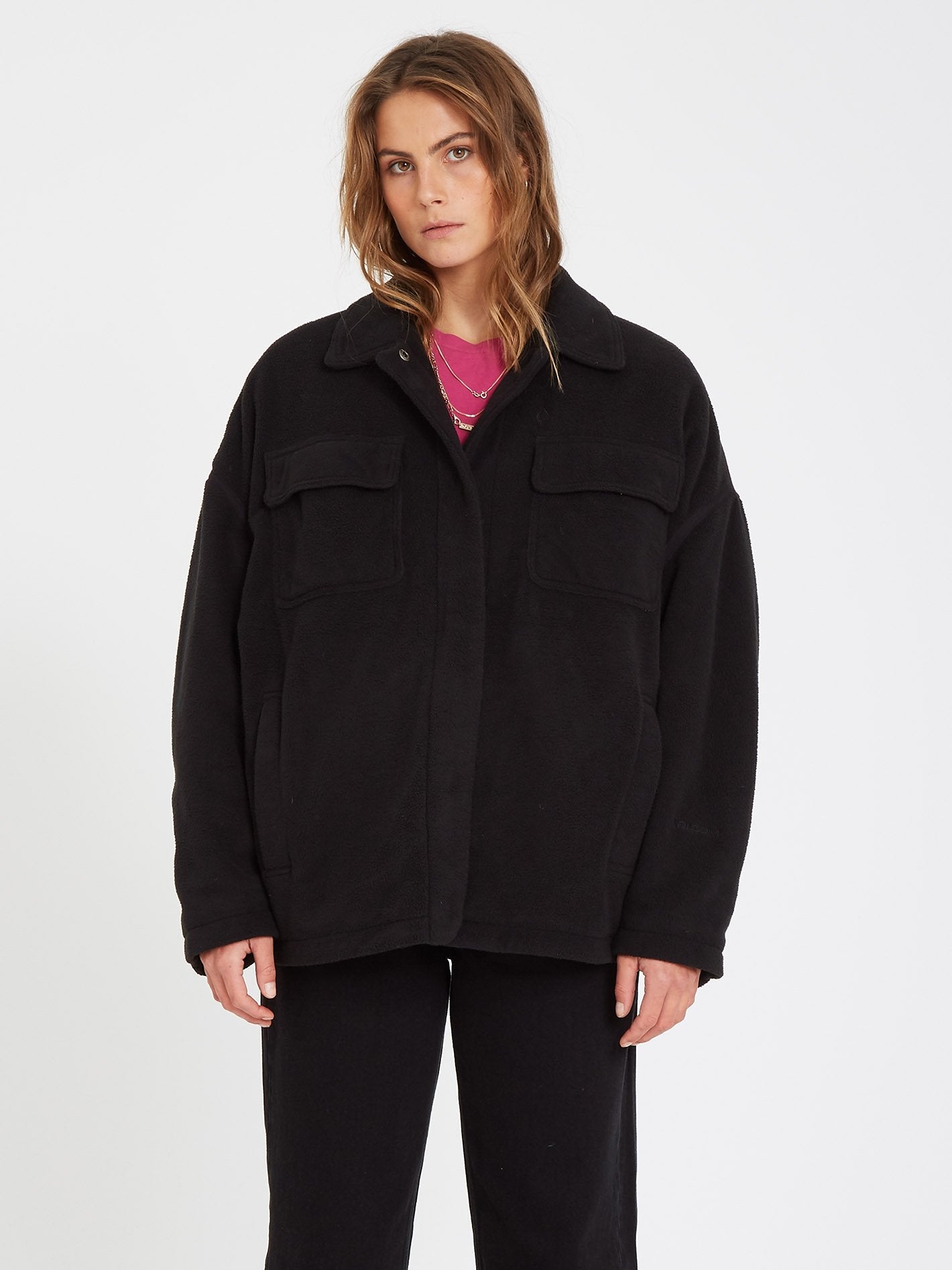 Ottamam Over-shirt Jacket - BLACK