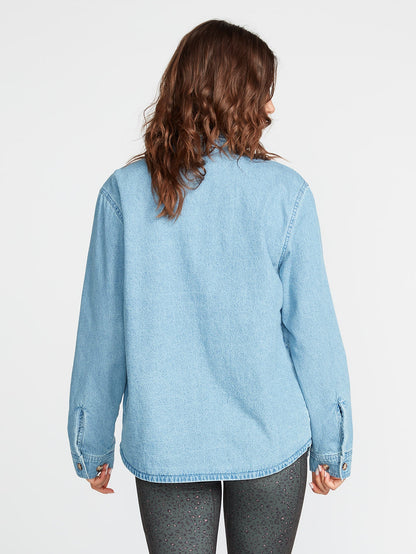 Layer Me Shacket Jacket - LAVENDER
