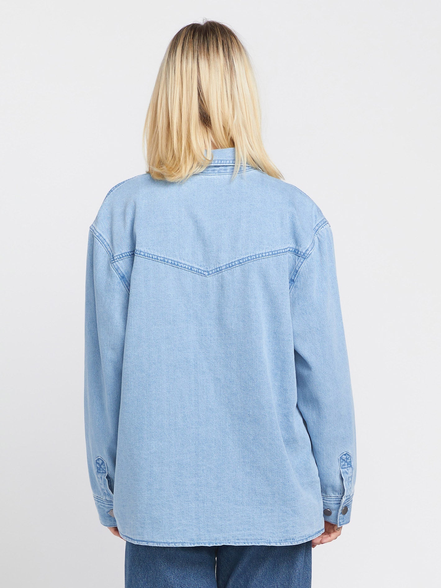 Chill Trap Shacket Jacket - China Blue