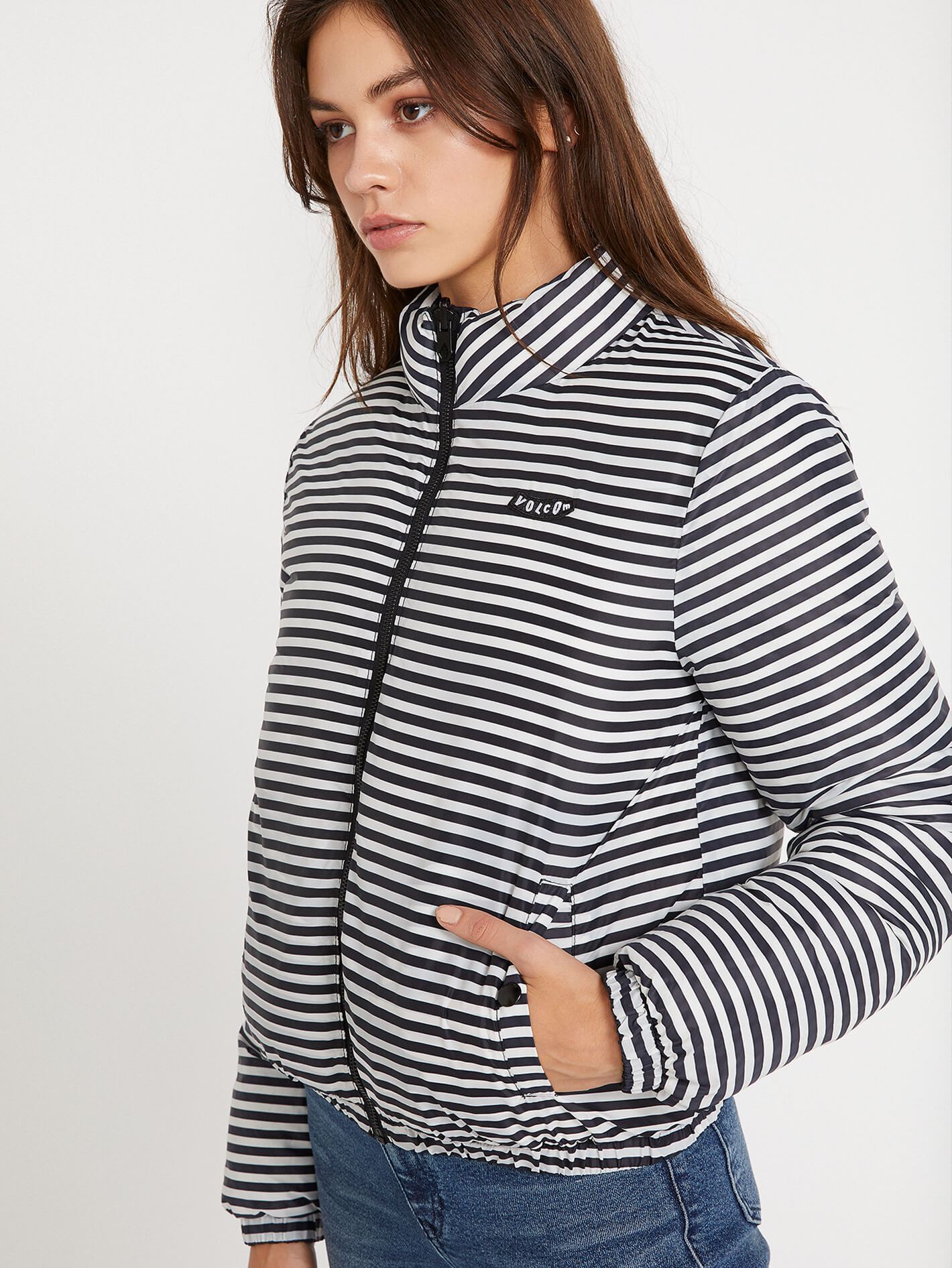 Puffs N Stuf Reversible Jacket - BLACK