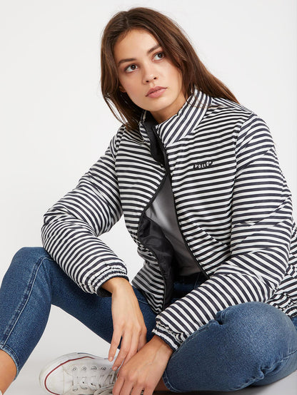 Puffs N Stuf Reversible Jacket - BLACK