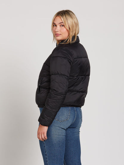 Puffs N Stuf Reversible Jacket - BLACK