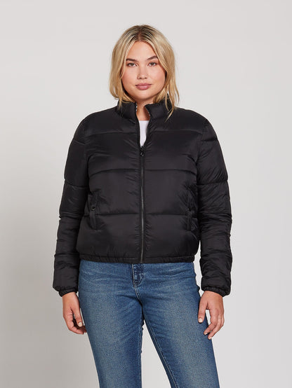Puffs N Stuf Reversible Jacket - BLACK