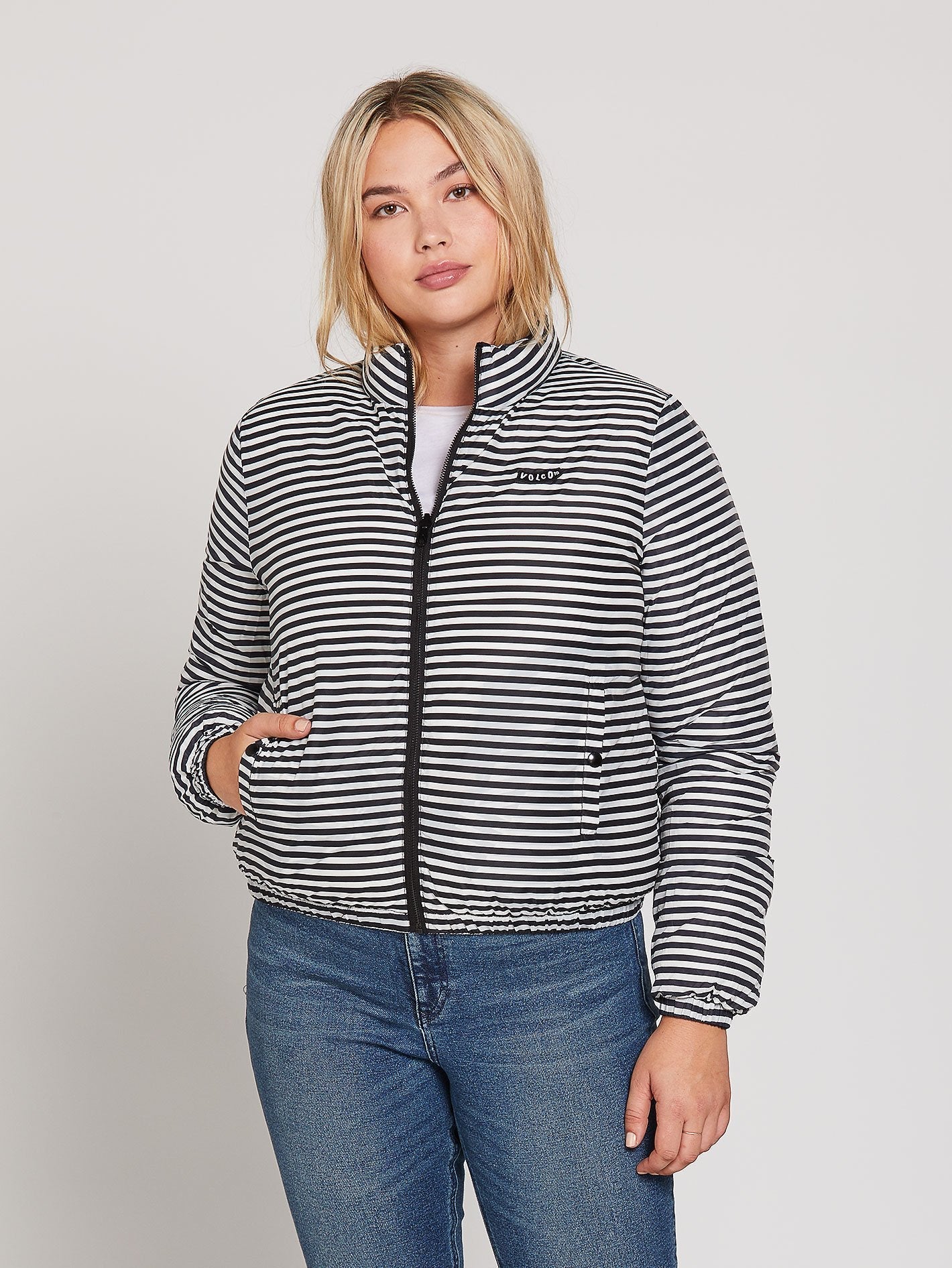 Puffs N Stuf Reversible Jacket - BLACK
