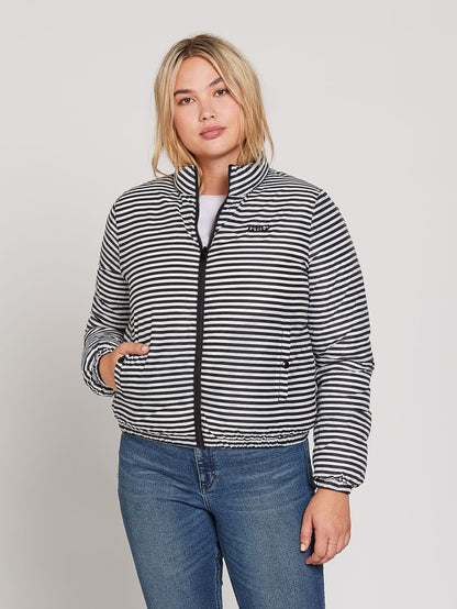 Puffs N Stuf Reversible Jacket - BLACK