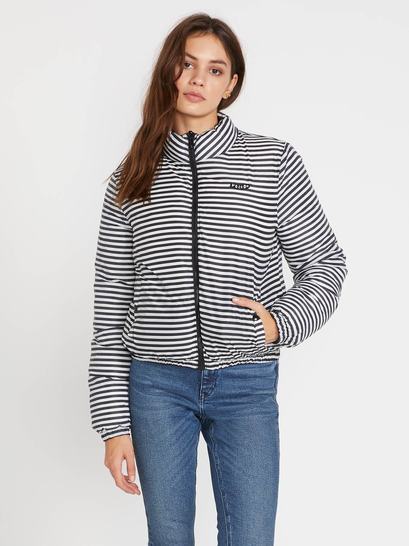 Puffs N Stuf Reversible Jacket - BLACK