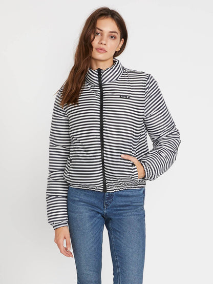 Puffs N Stuf Reversible Jacket - BLACK