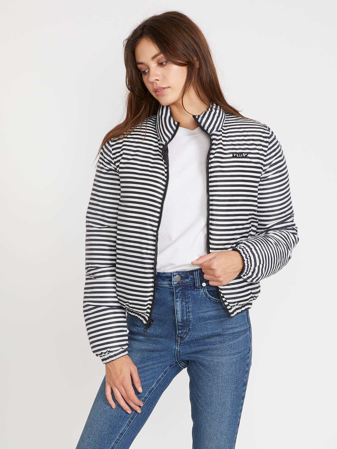 Puffs N Stuf Reversible Jacket - BLACK