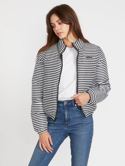 Puffs N Stuf Reversible Jacket - BLACK