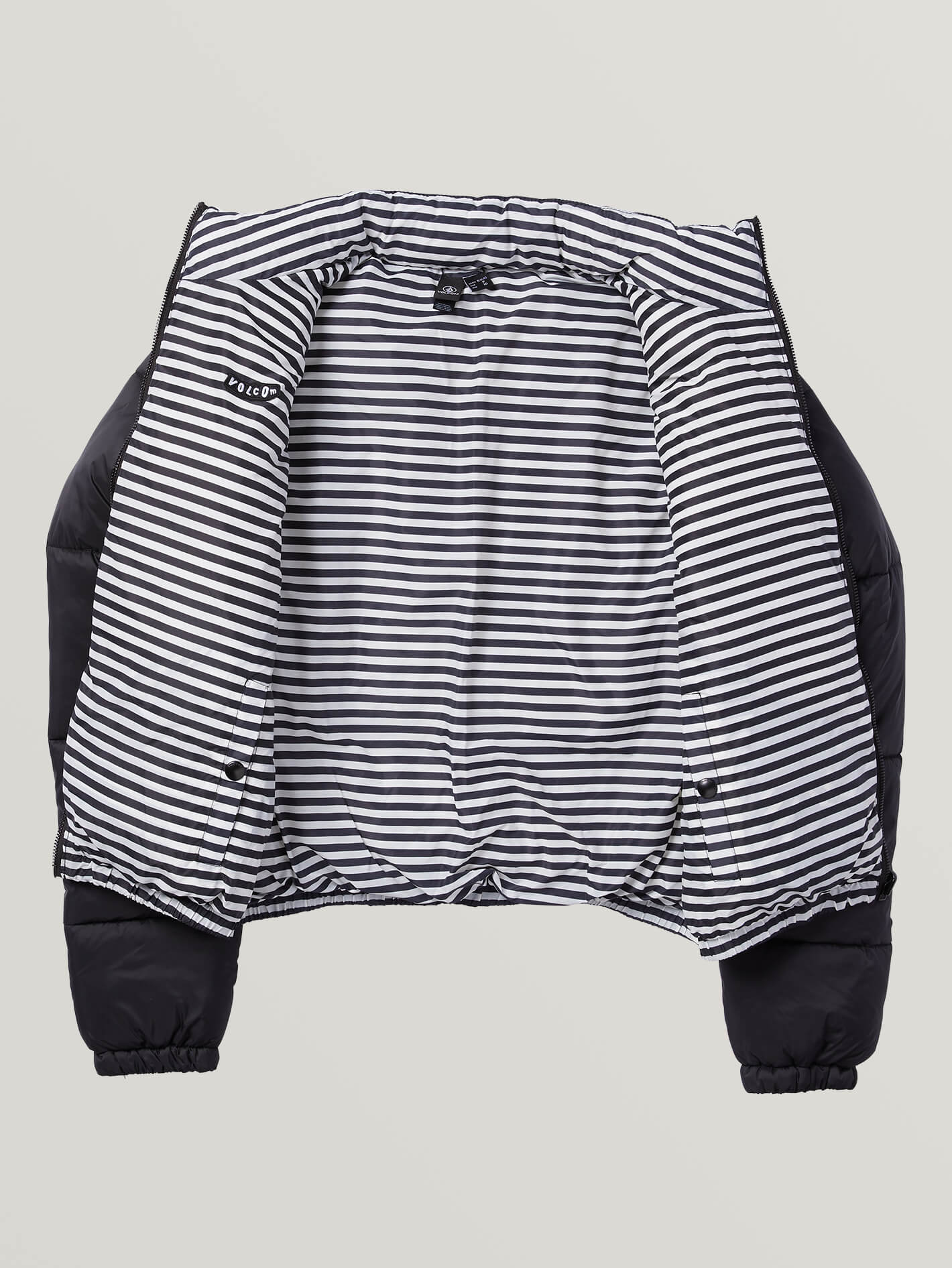 Puffs N Stuf Reversible Jacket - BLACK