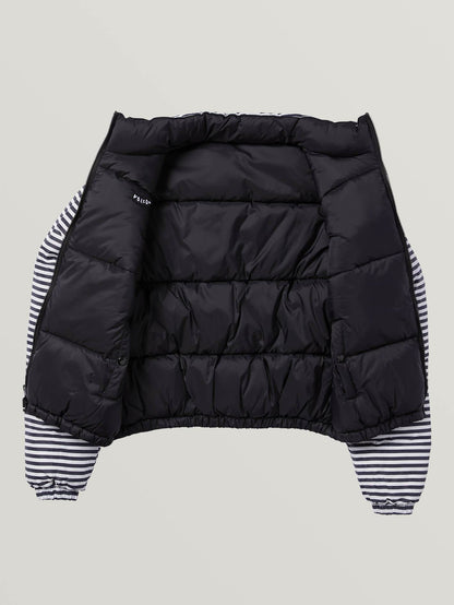Puffs N Stuf Reversible Jacket - BLACK