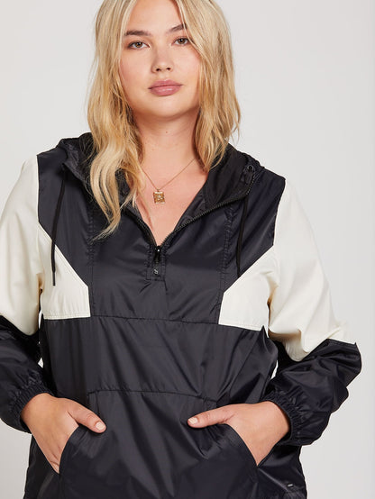 Wind Stoned Jacket - Black White