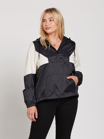 Wind Stoned Jacket - Black White