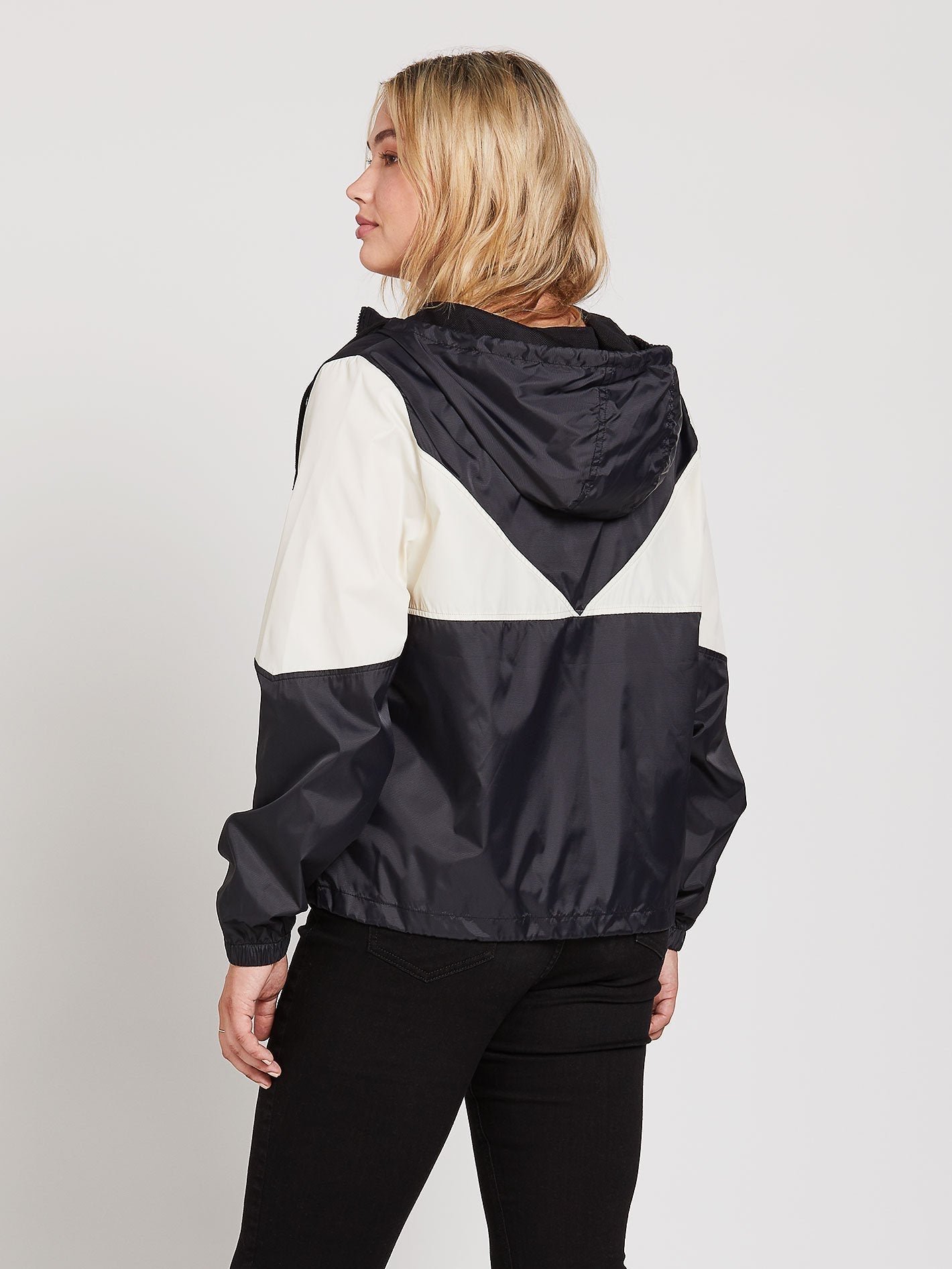 Wind Stoned Jacket - Black White