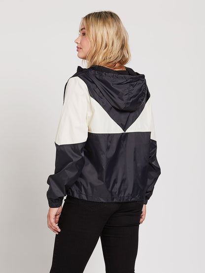 Wind Stoned Jacket - Black White