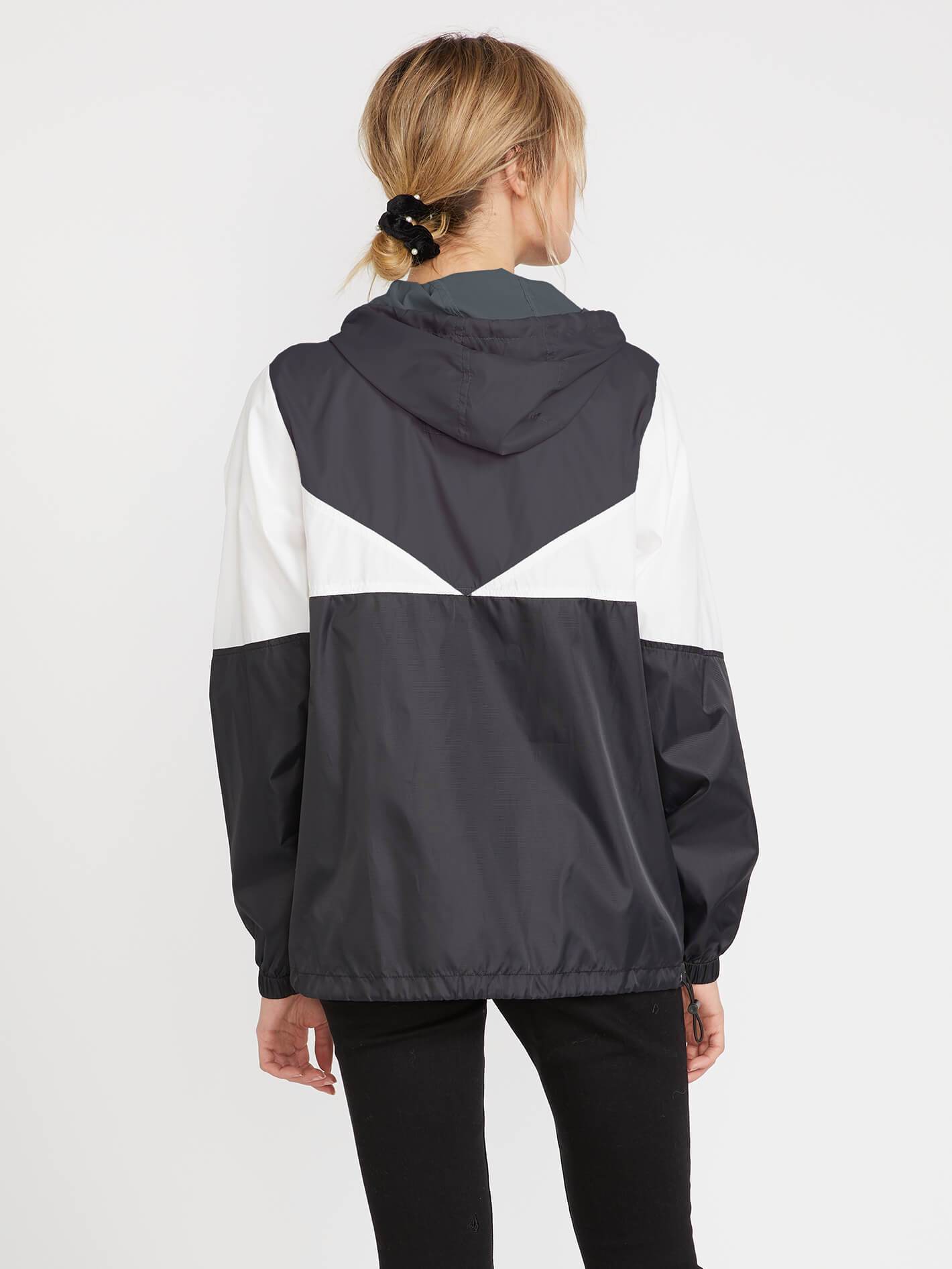 Wind Stoned Jacket - Black White
