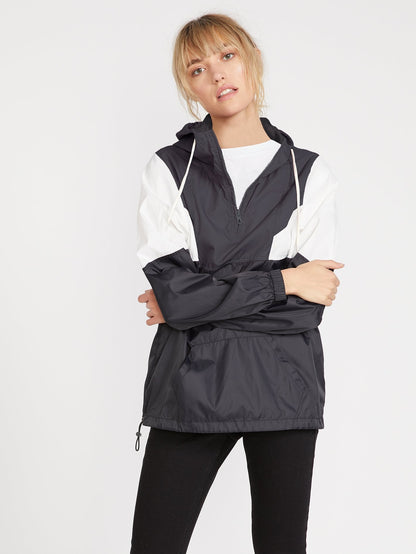 Wind Stoned Jacket - Black White