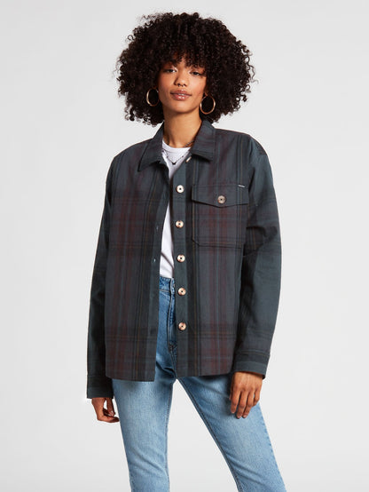 Sound Trip Jacket - BLACK PLUM