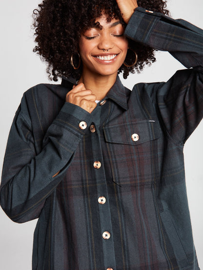 Sound Trip Jacket - BLACK PLUM